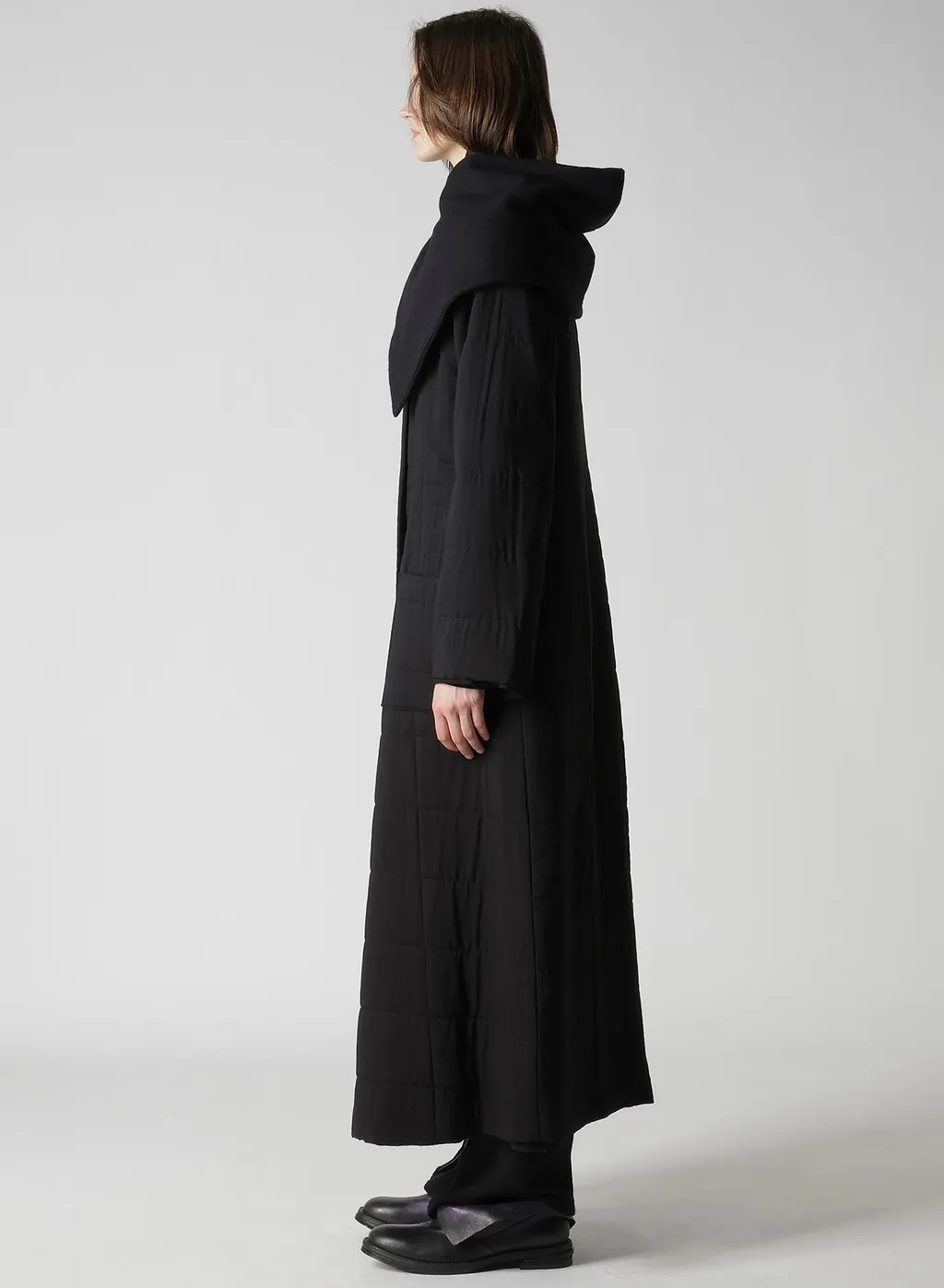 Wool Viyella Reversible Stole D Coat