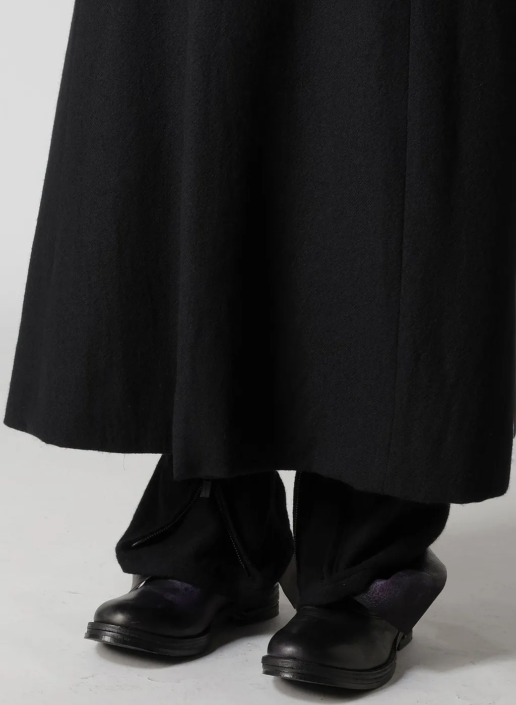 Wool Viyella Reversible Stole D Coat