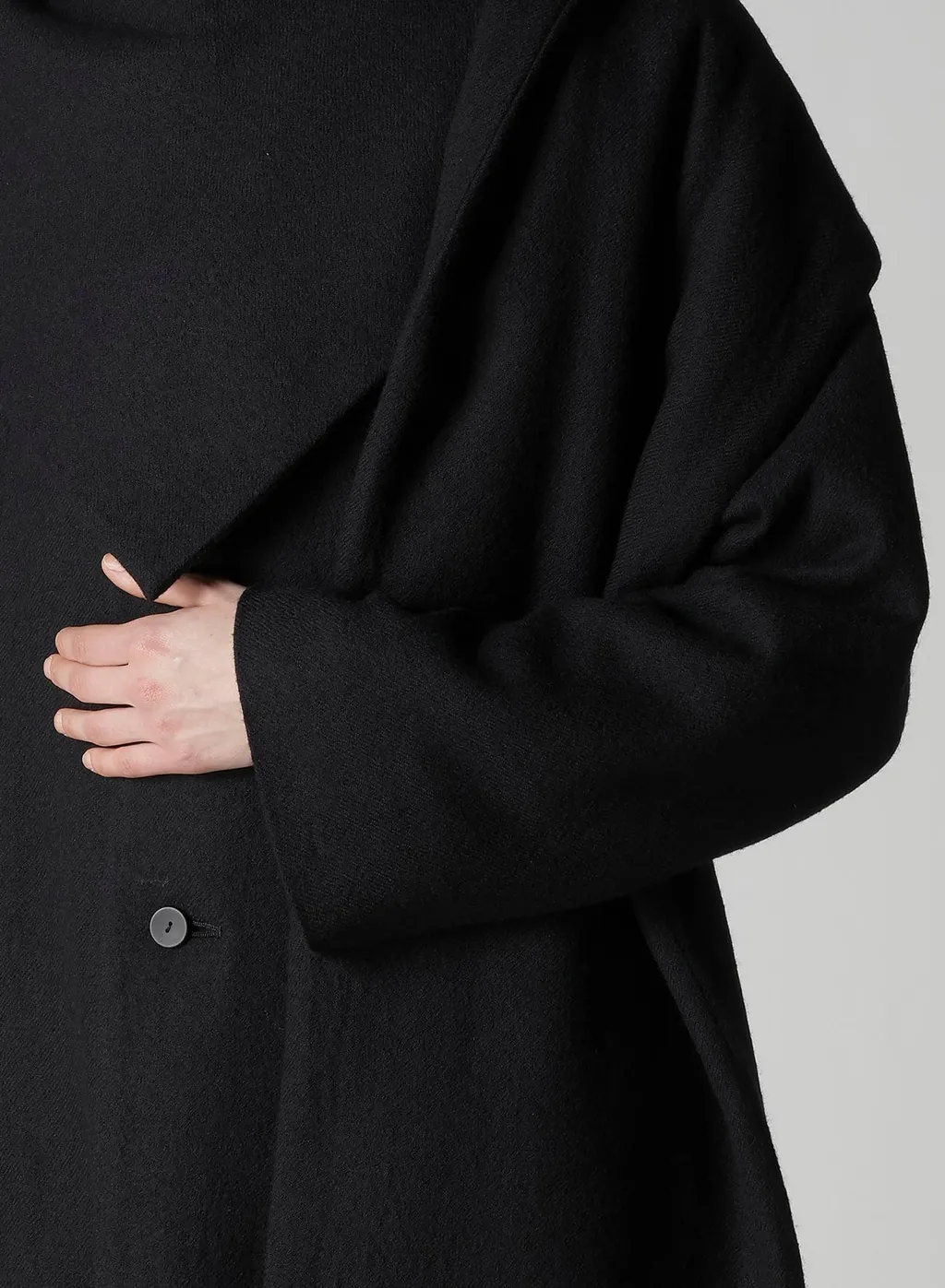Wool Viyella Reversible Stole D Coat