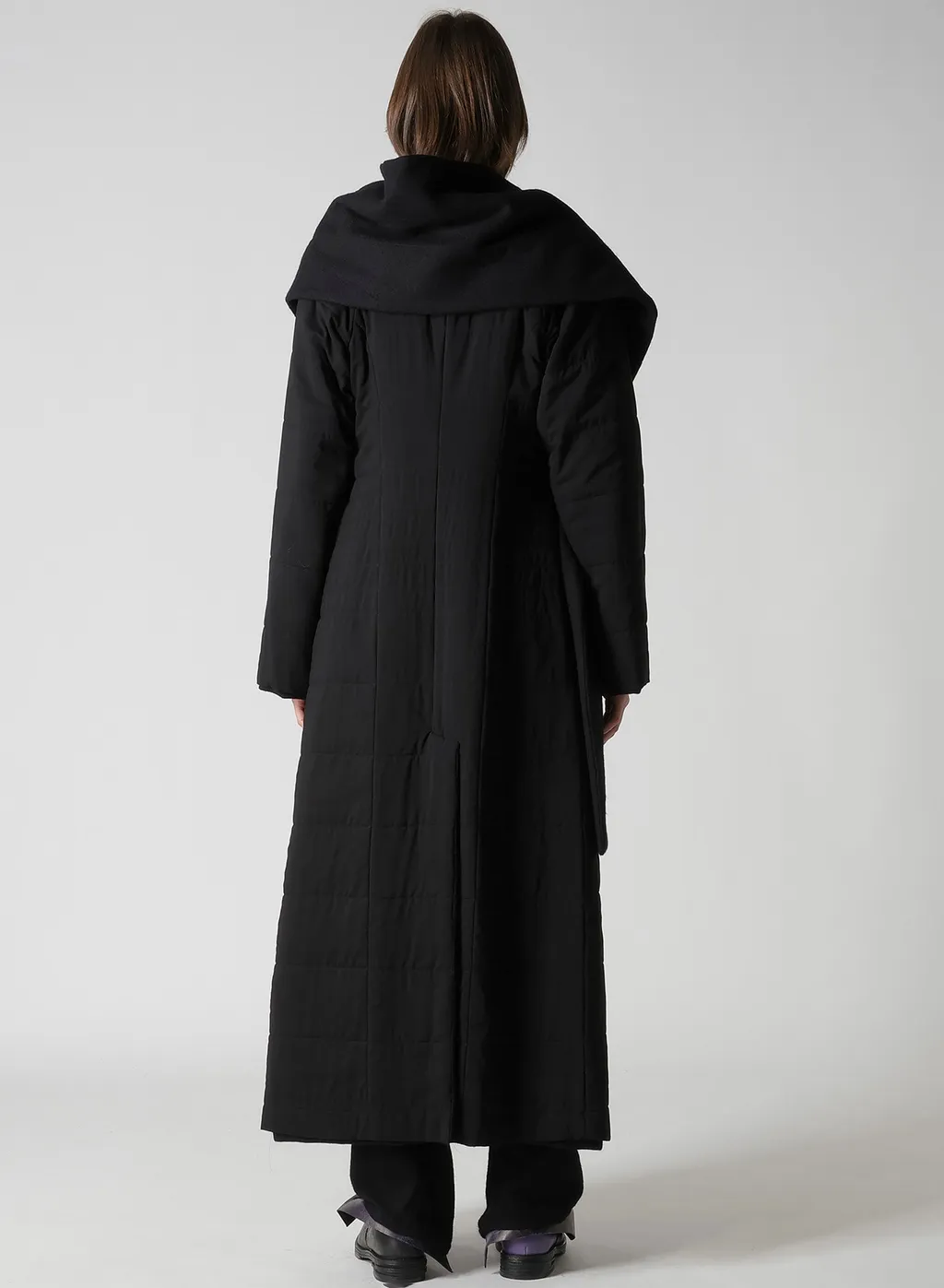 Wool Viyella Reversible Stole D Coat