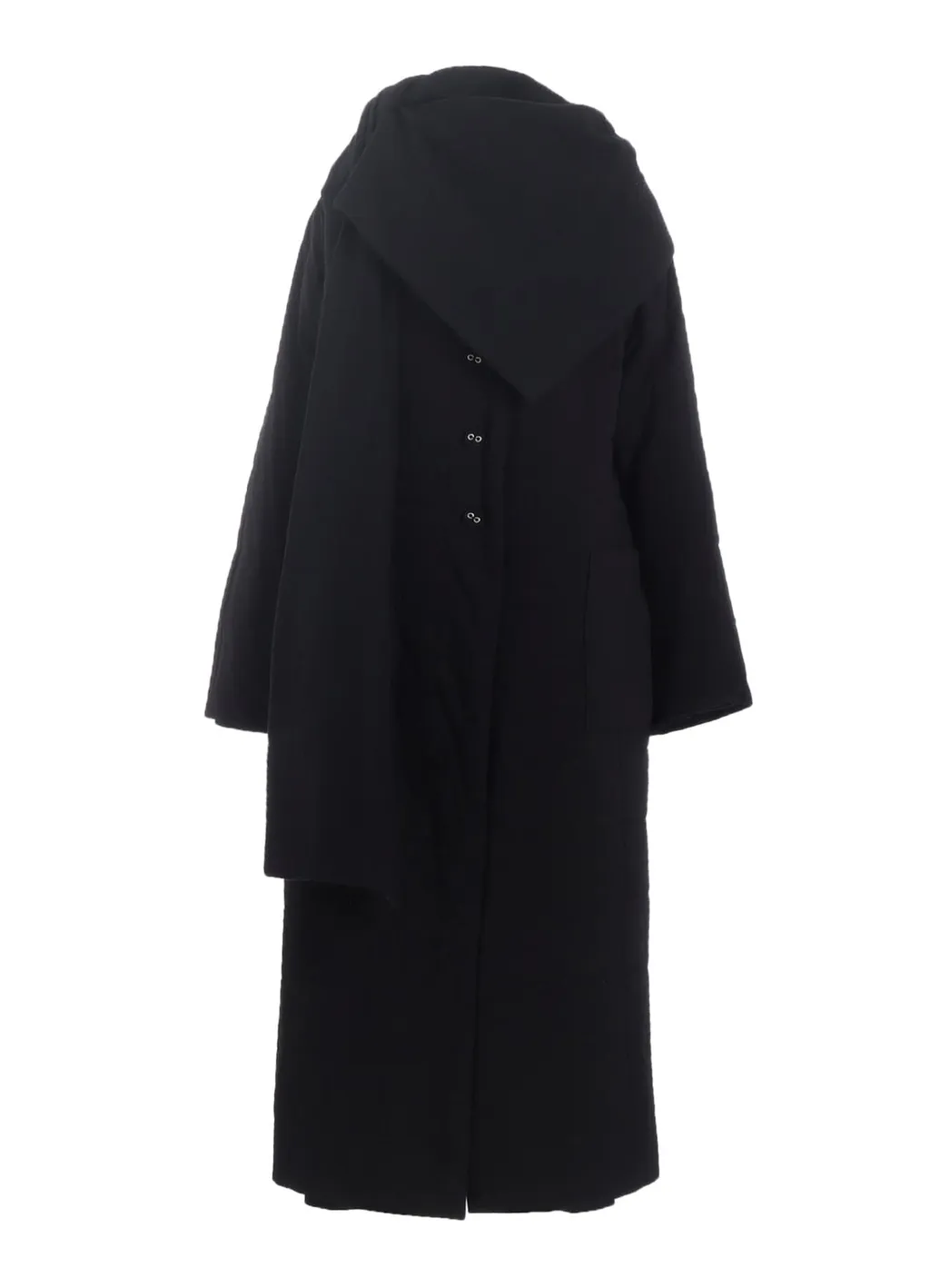 Wool Viyella Reversible Stole D Coat