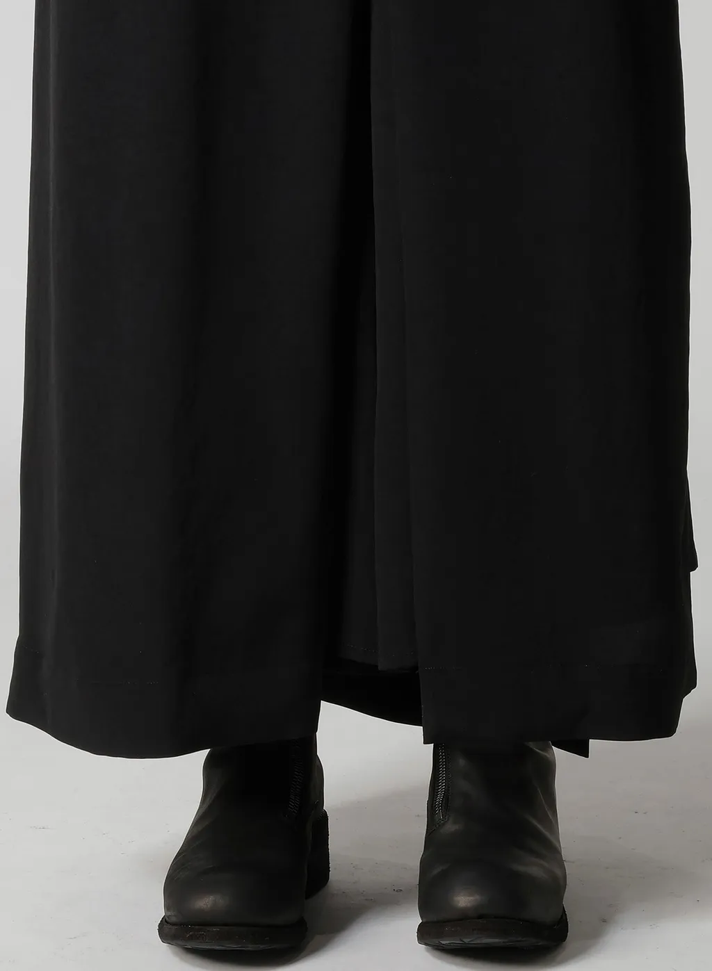 Ta/Pe Crepe De Chine Back Lace Up Long Coat
