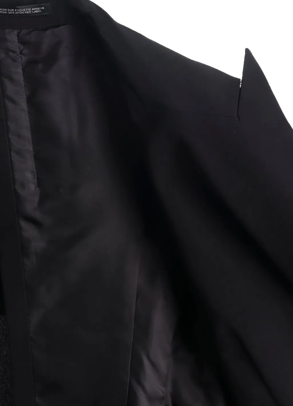 Ta/Pe Crepe De Chine Back Lace Up Long Coat