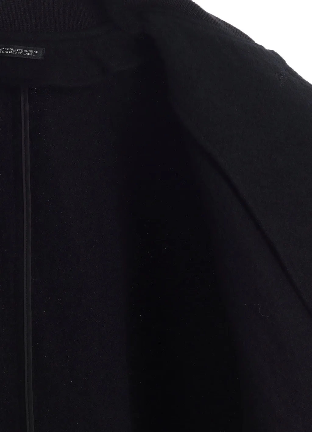 Shrinked Wool Serge Padded Drape Coat