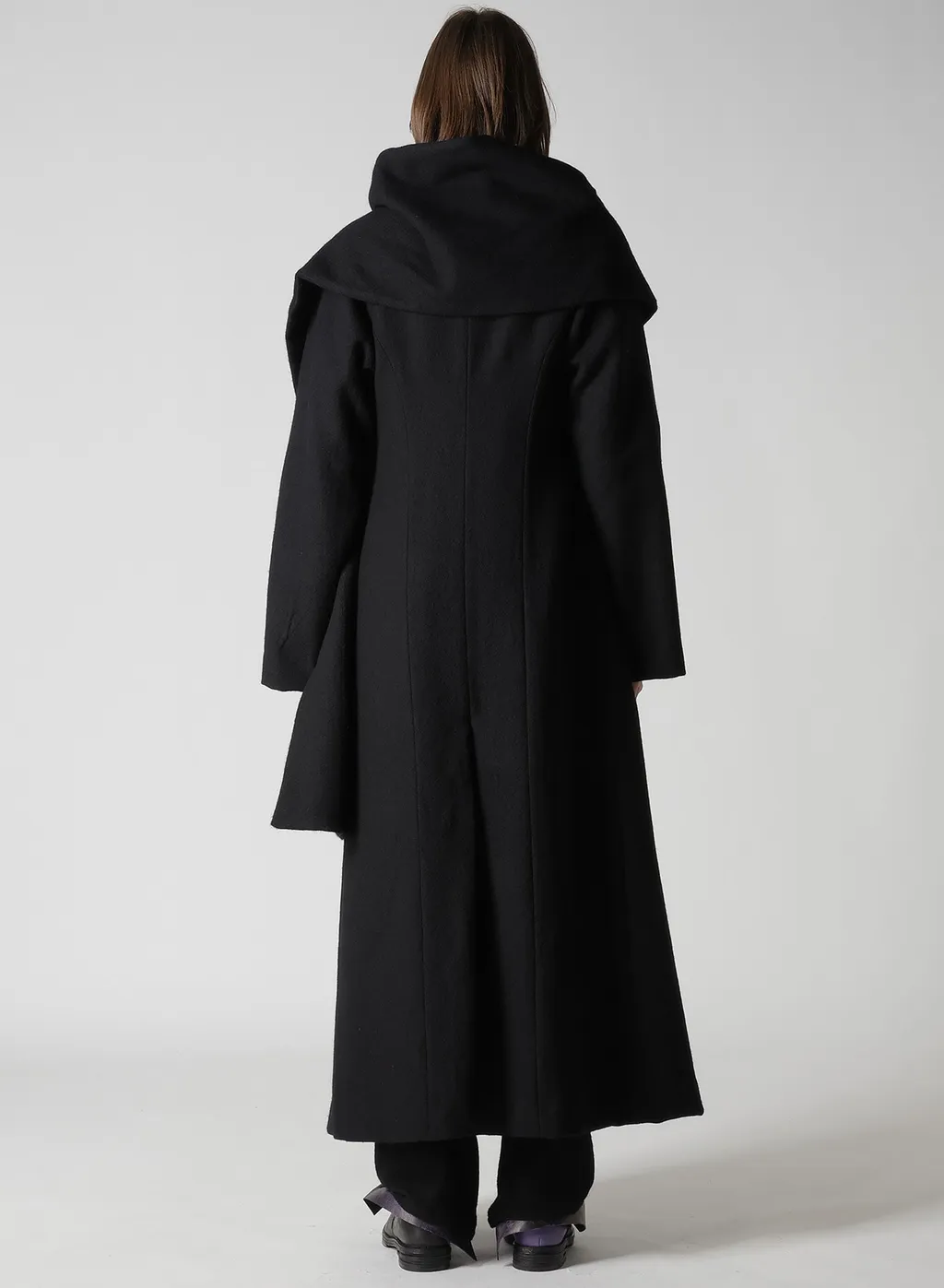 Wool Viyella Reversible Stole D Coat