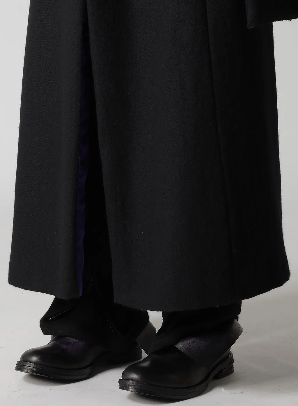 Wool Viyella Reversible Stole D Coat