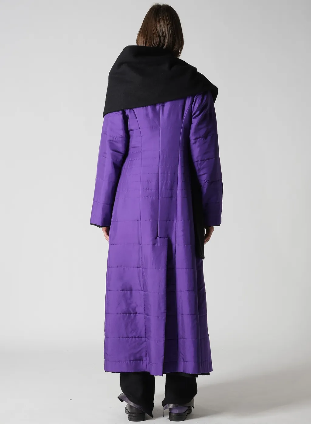 Wool Viyella Reversible Stole D Coat