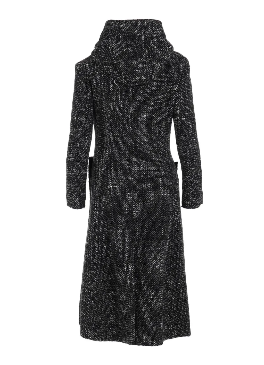 Handmade Tweed Hooded Zip Coat
