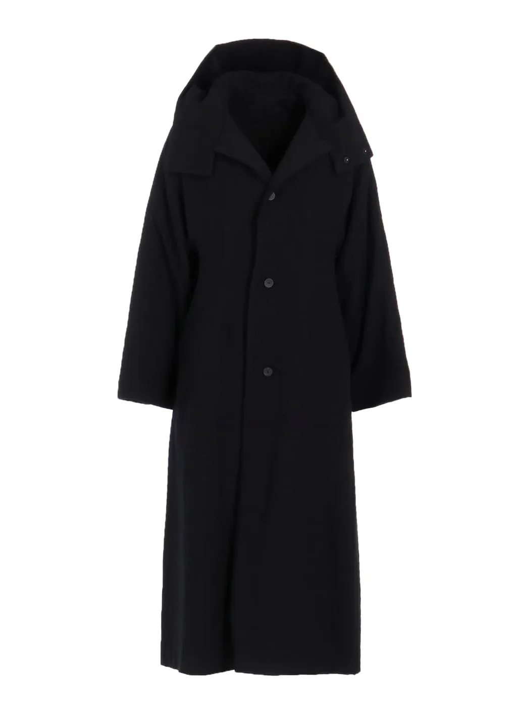 Wool Viyella Reversible Hooded Coat