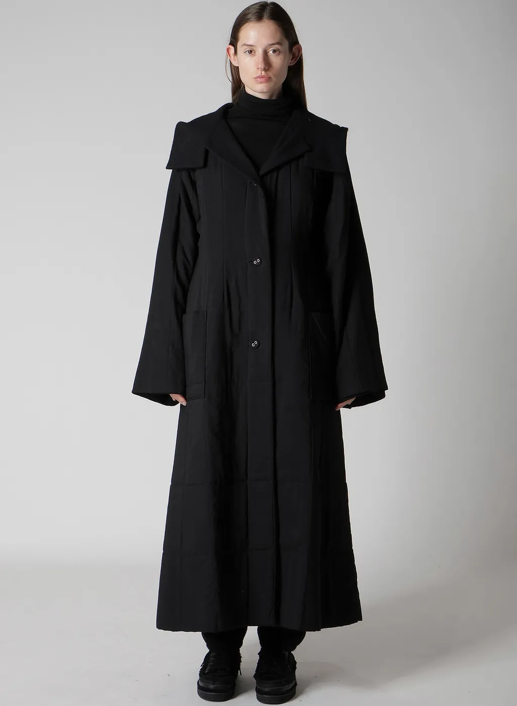 Wool Viyella Reversible Hooded Coat
