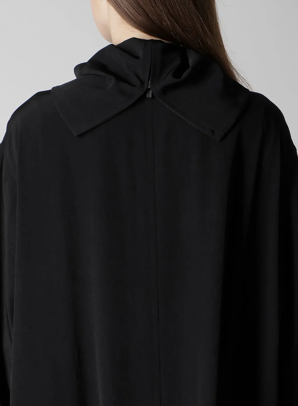 Ta/Pe Crepe De Chine B Collar Coat