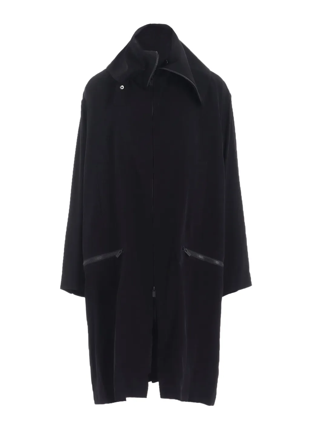 Ta/Pe Crepe De Chine B Collar Coat