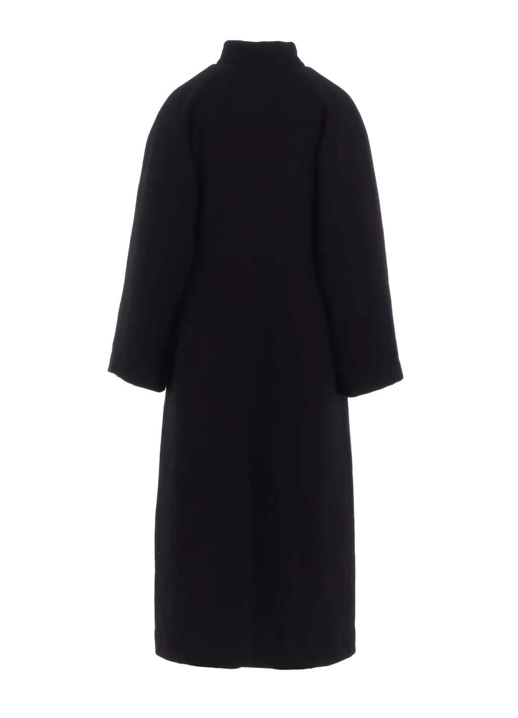 Wool Viyella Reversible Stand Collar Coat