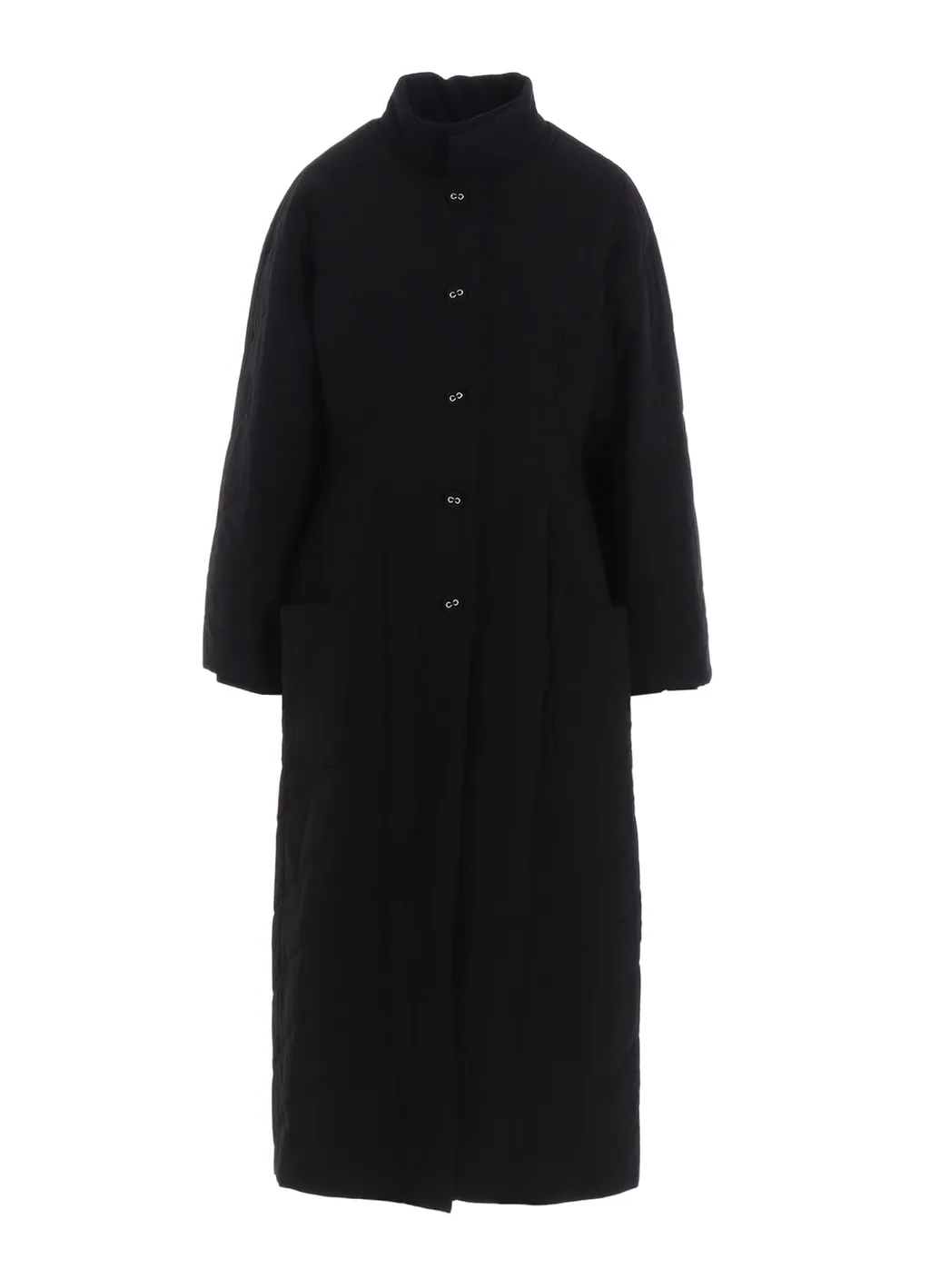 Wool Viyella Reversible Stand Collar Coat