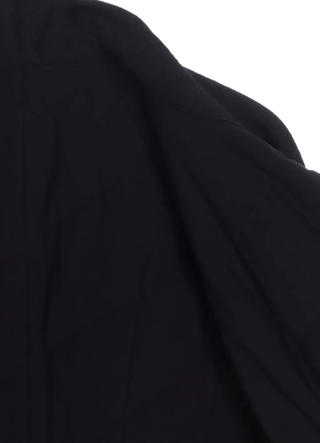 Wool Viyella Reversible Stand Collar Coat