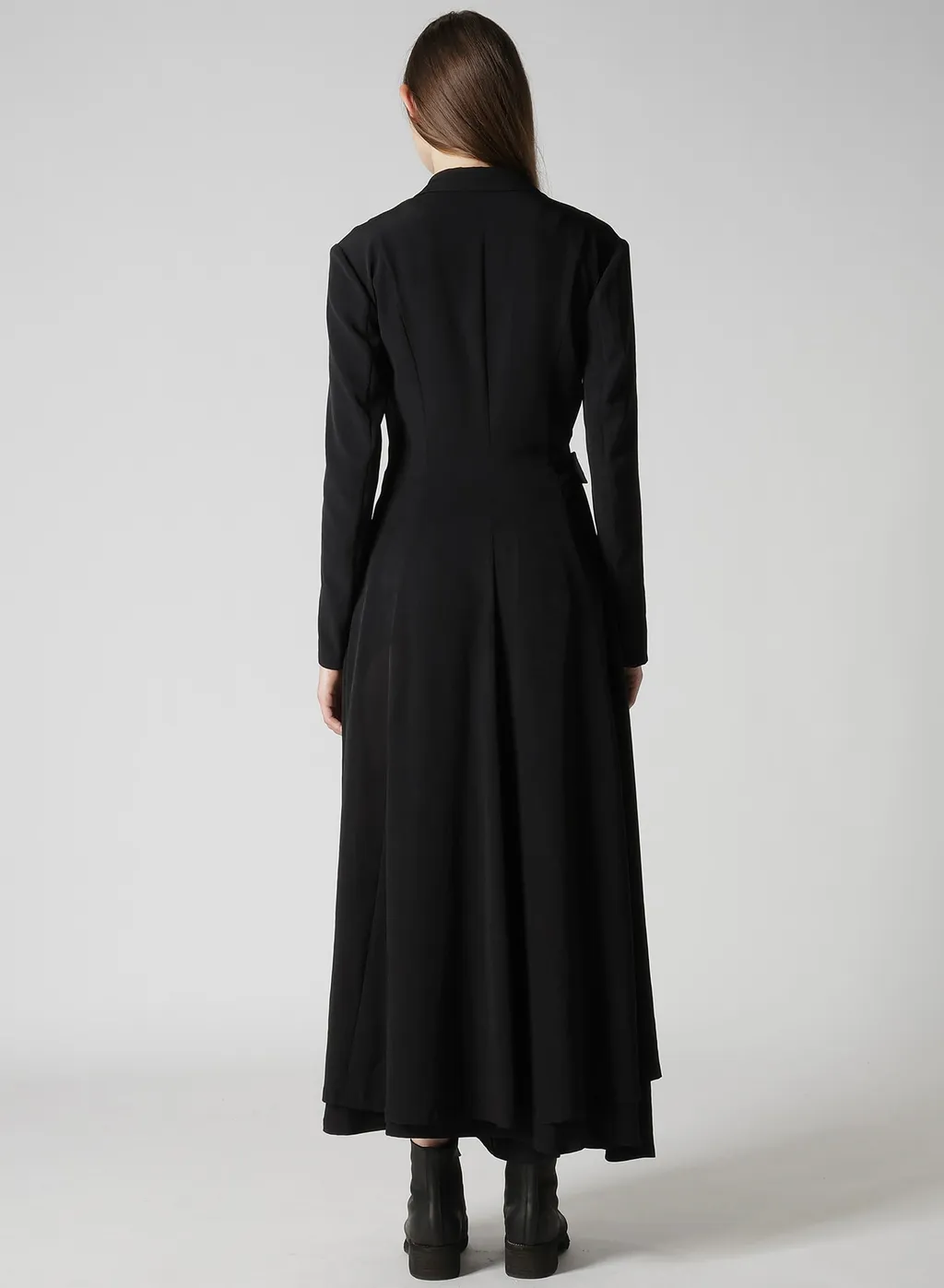 Ta/Pe Crepe De Chine Waist Belt D Coat