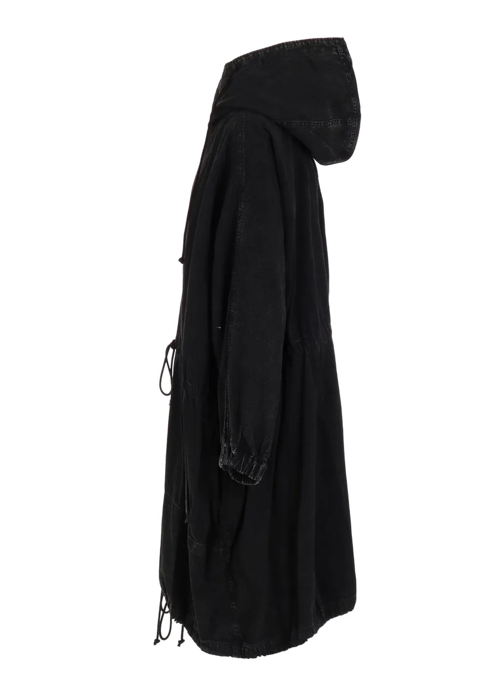 Permanganate Bleached Denim Dolman Slv Coat