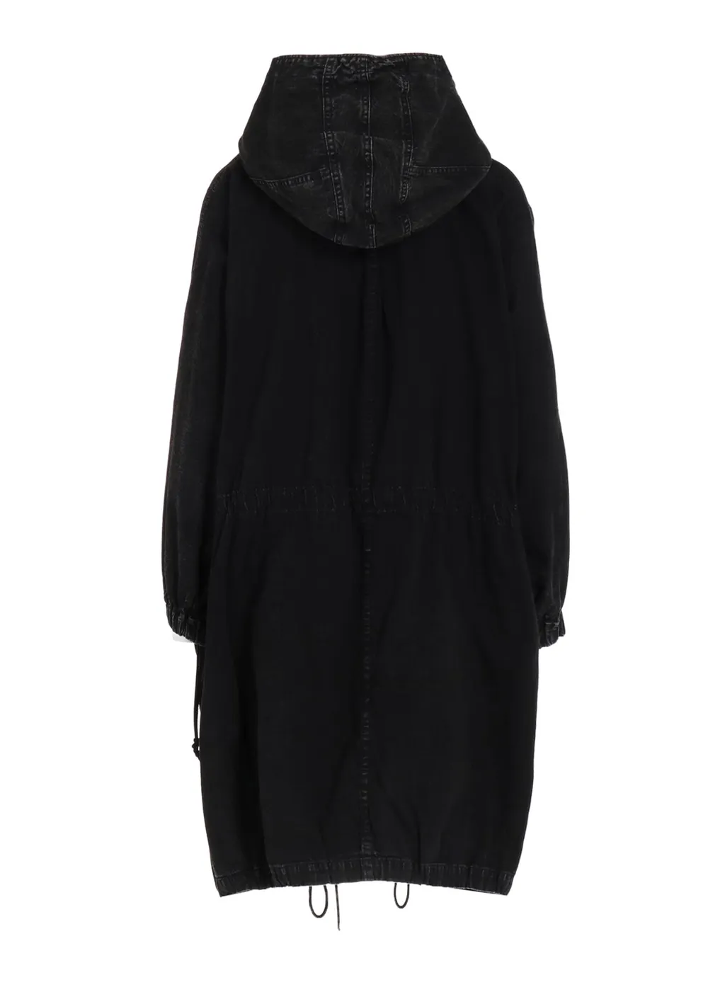 Permanganate Bleached Denim Dolman Slv Coat
