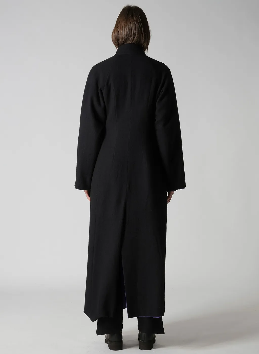 Overdye Wool Viera Reversible Stand Collar Coat