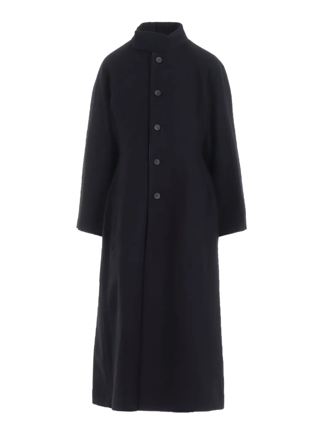 Overdye Wool Viera Reversible Stand Collar Coat