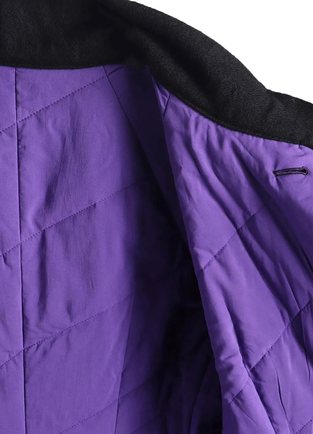 Overdye Wool Viera Reversible Stand Collar Coat