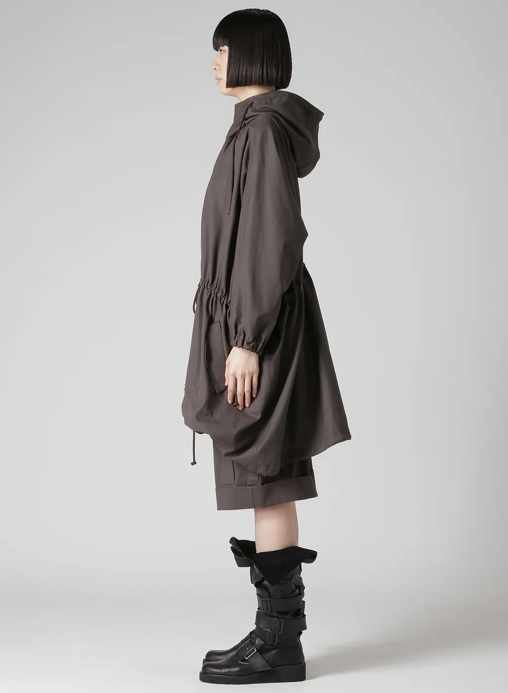 S High-Twisted Gabardine Dolman Slv Coat