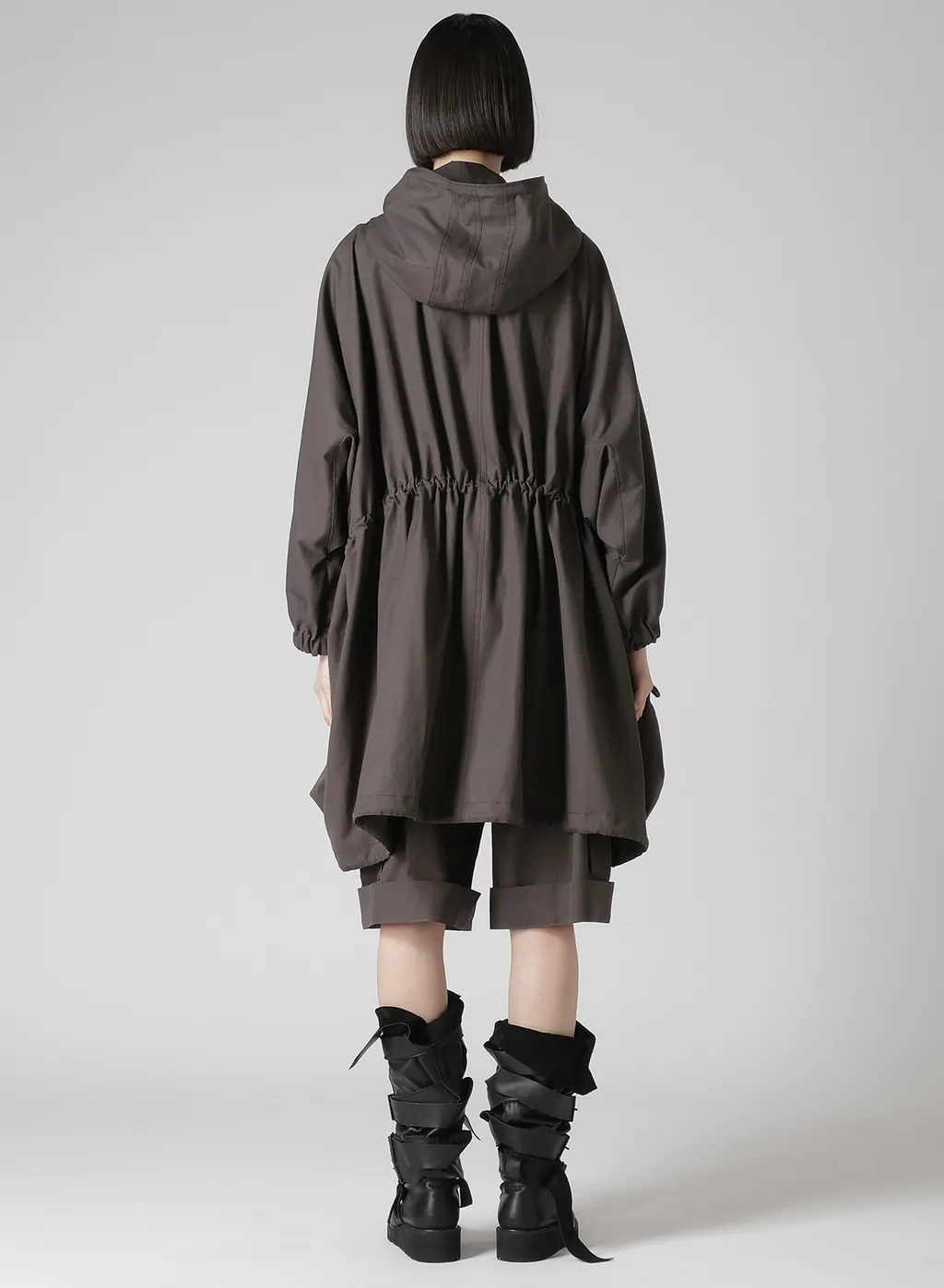 S High-Twisted Gabardine Dolman Slv Coat