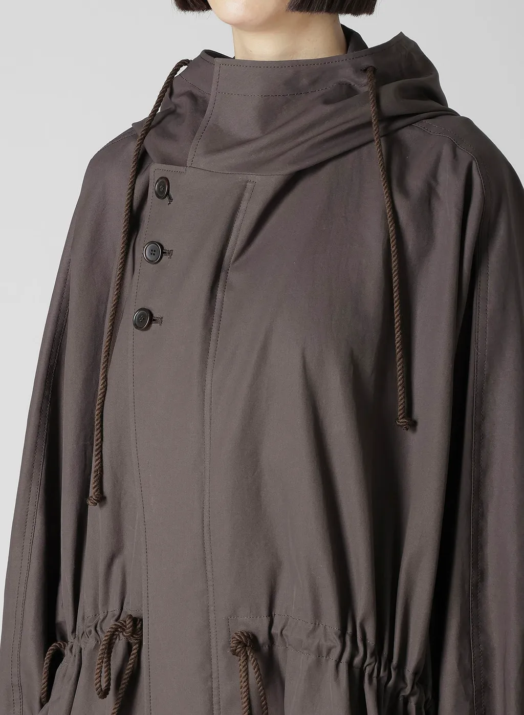 S High-Twisted Gabardine Dolman Slv Coat