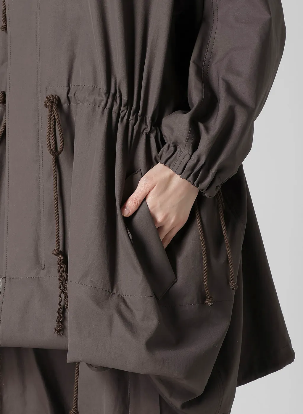 S High-Twisted Gabardine Dolman Slv Coat