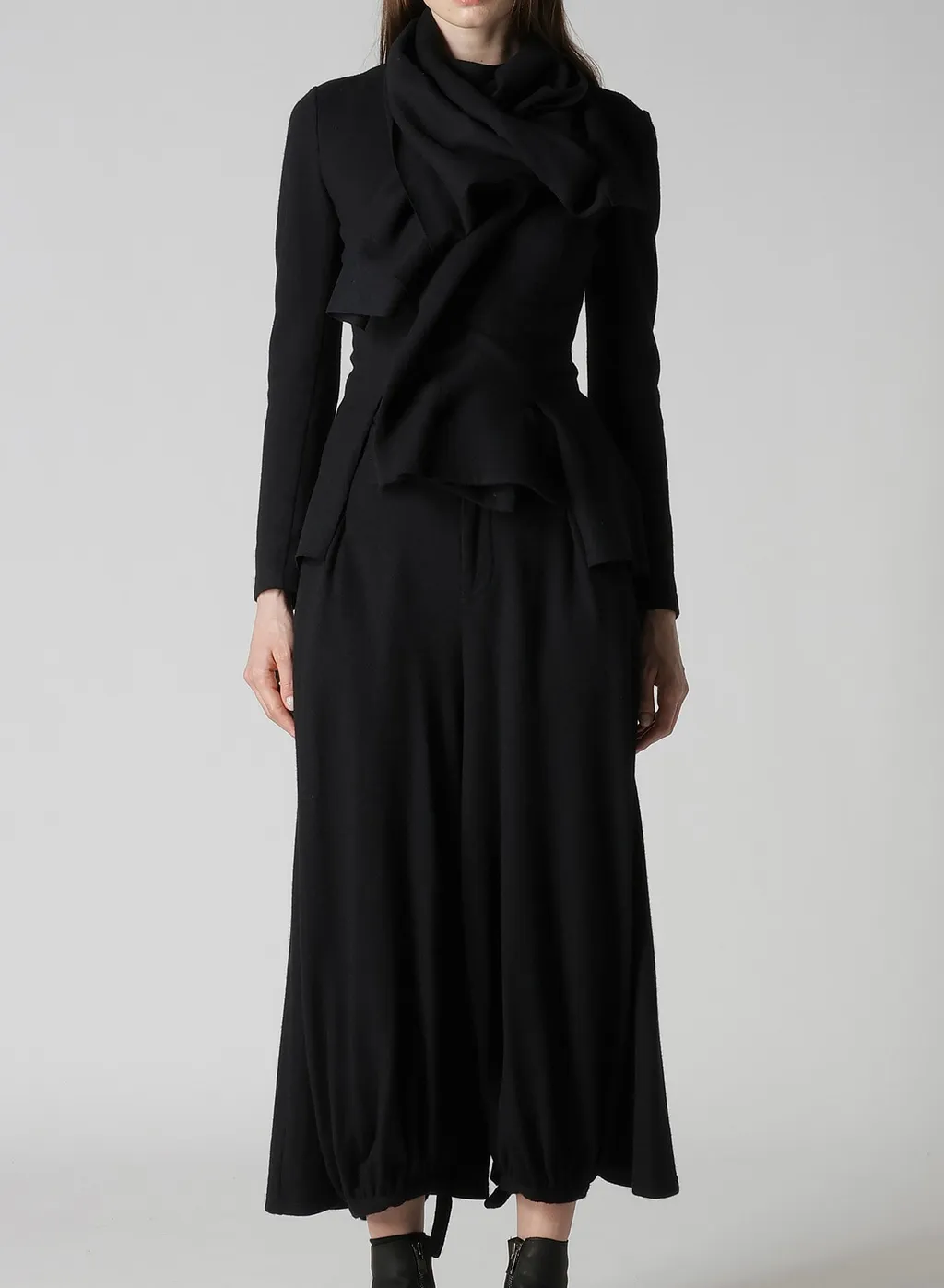 Soft Wollen 1/14 Stole Detail Jacket