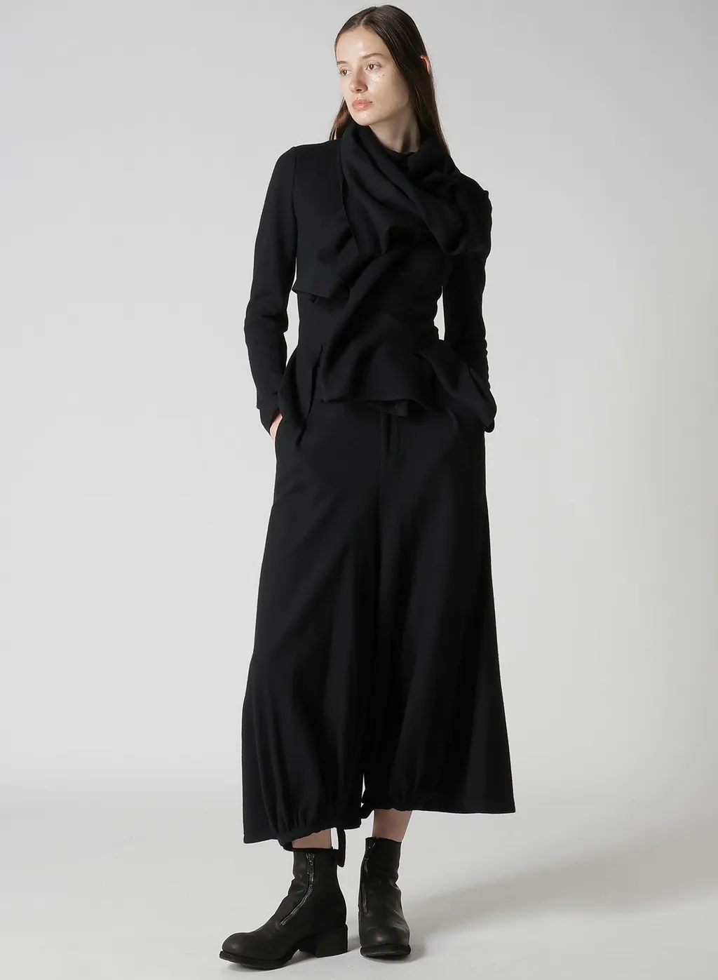 Soft Wollen 1/14 Stole Detail Jacket