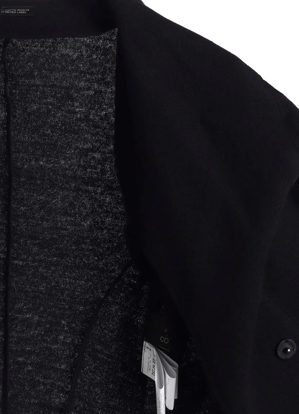 Soft Wollen 1/14 Stole Detail Jacket