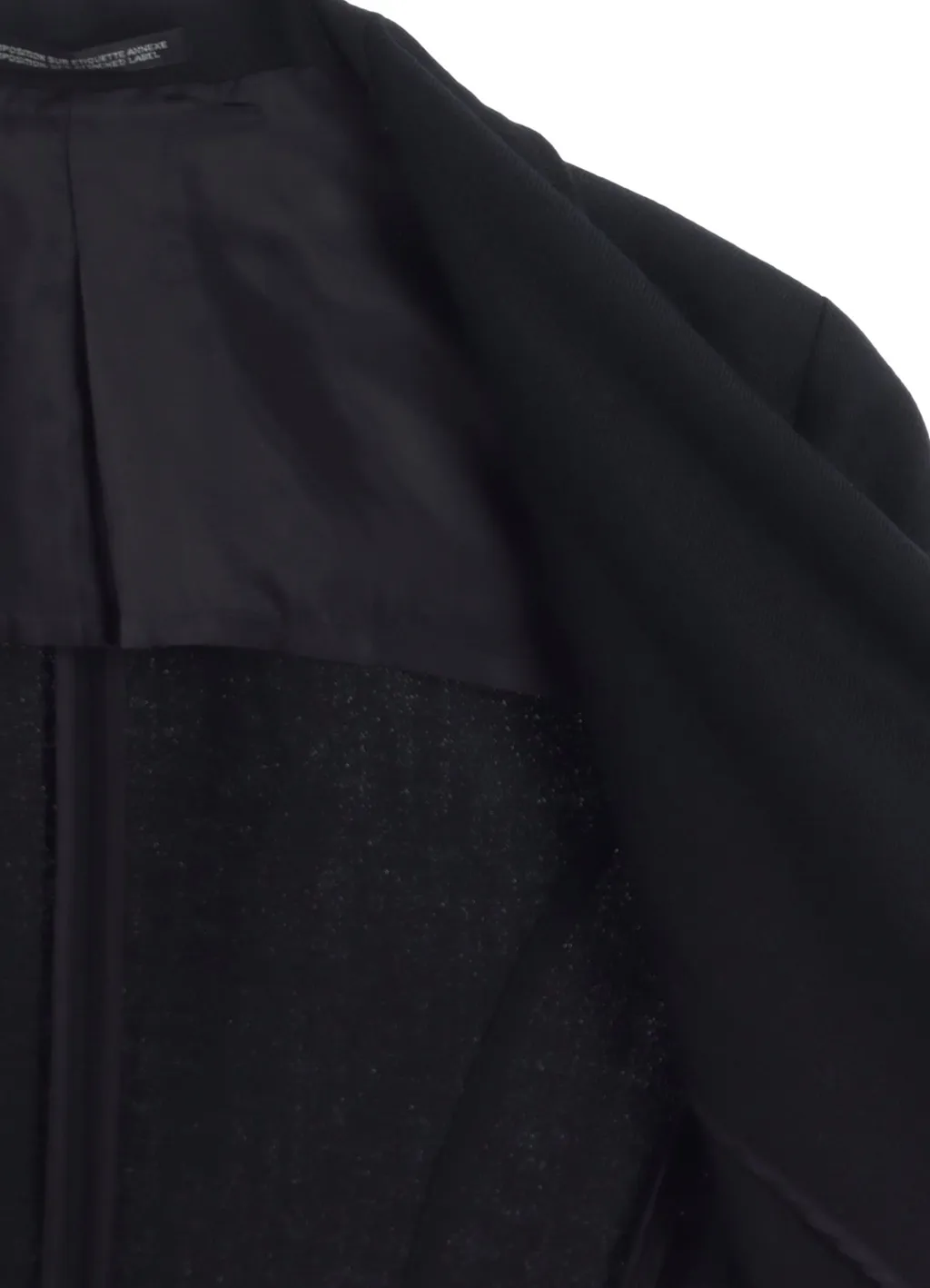 W/Saxony Asm Rounded Hem Jacket