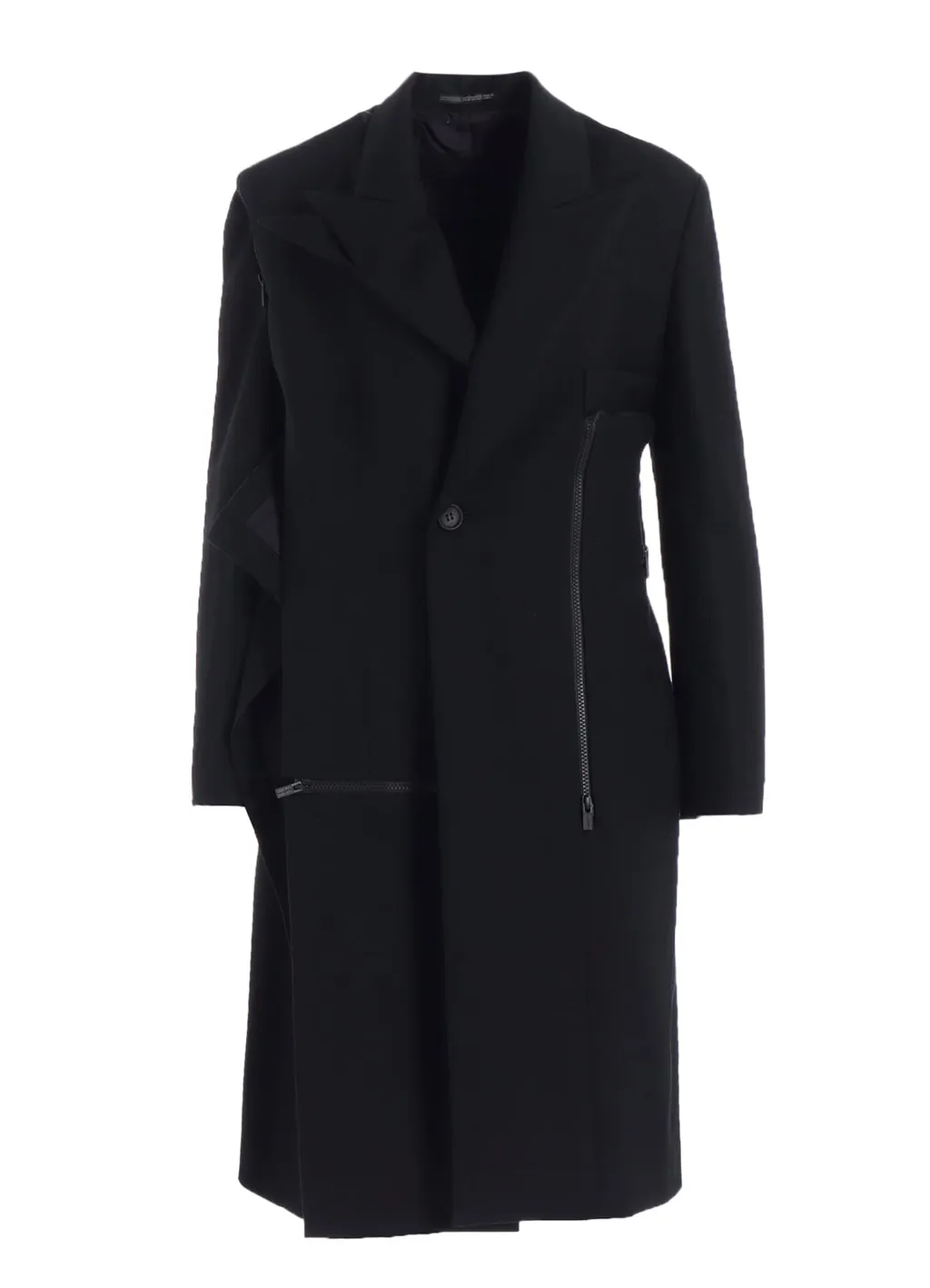 W/Saxony Zip Detail Jacket