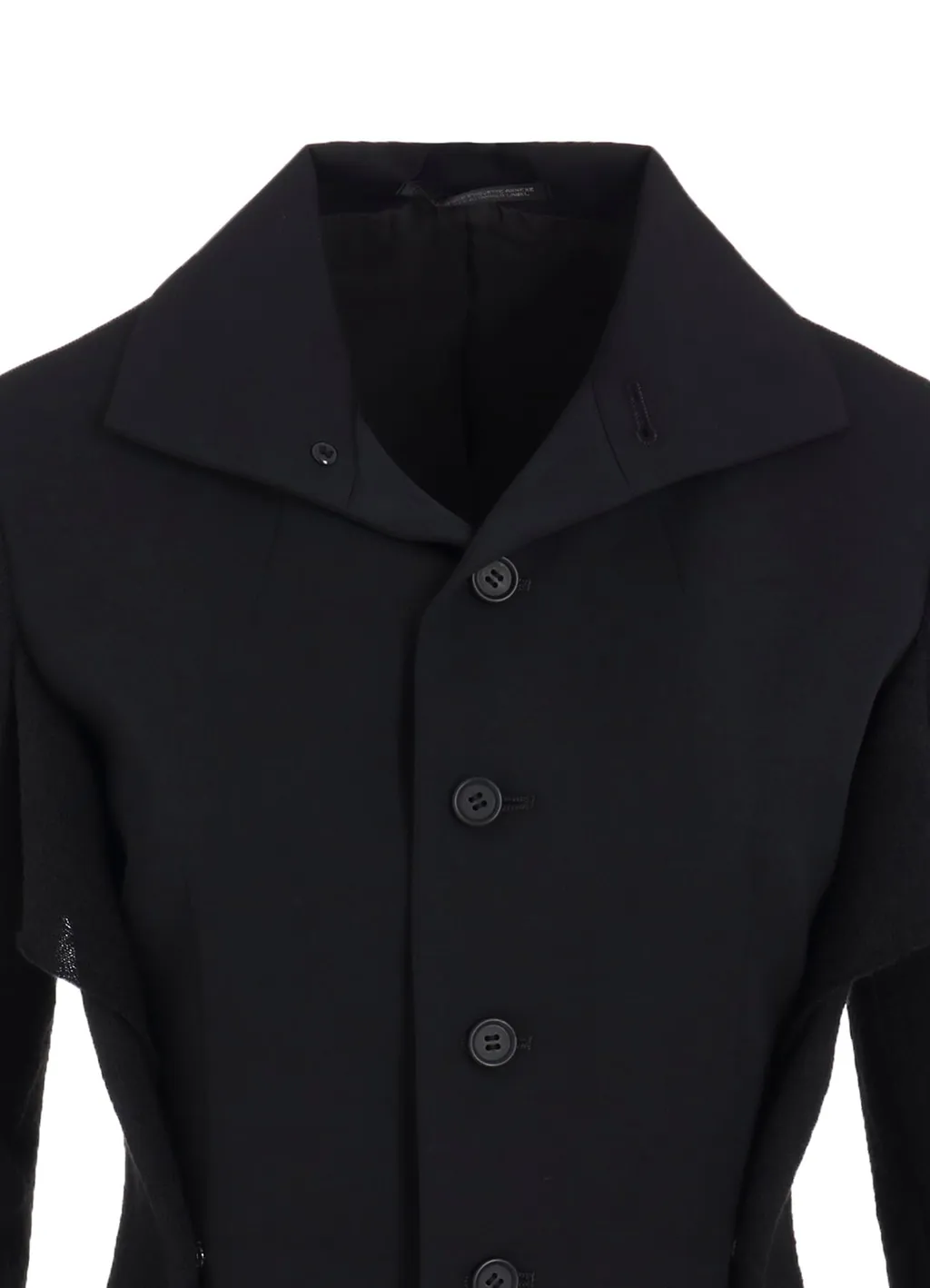 Wool Gabardine Combination Jacket