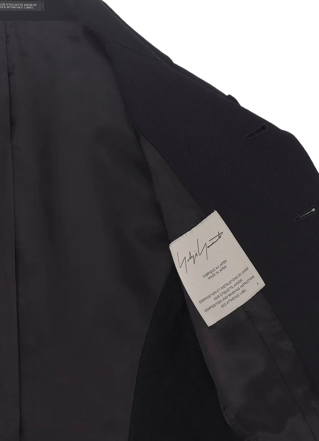 Wool Gabardine Combination Jacket