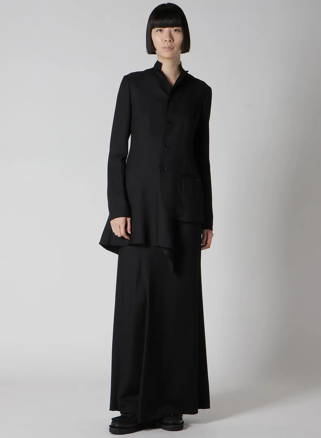 Viscose Twill R Long Stand C Jacket