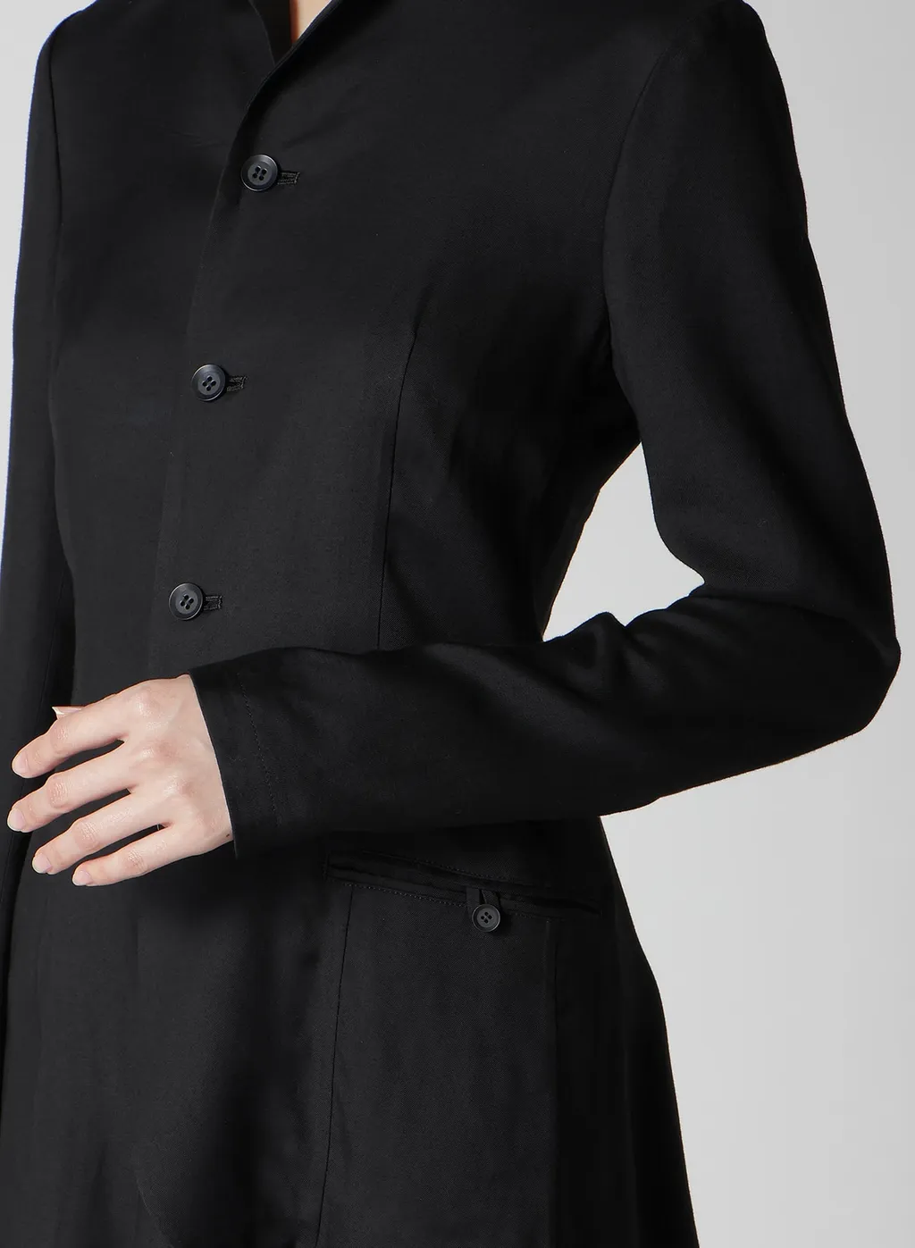 Viscose Twill R Long Stand C Jacket