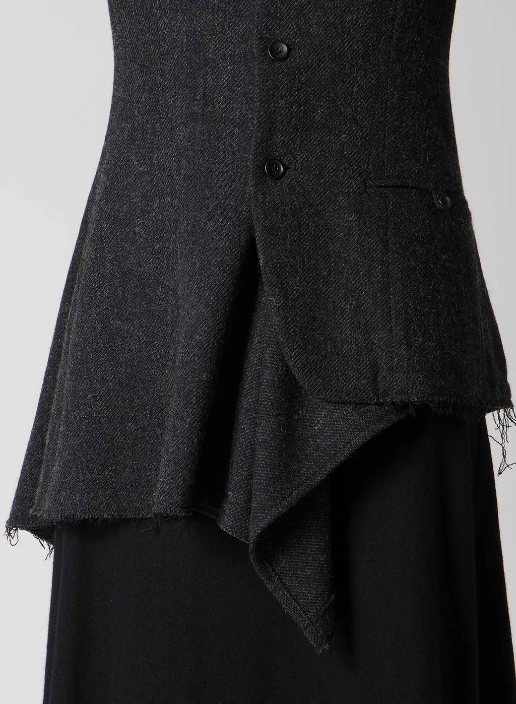 Tweed Cloth R Long Stand C Jacket