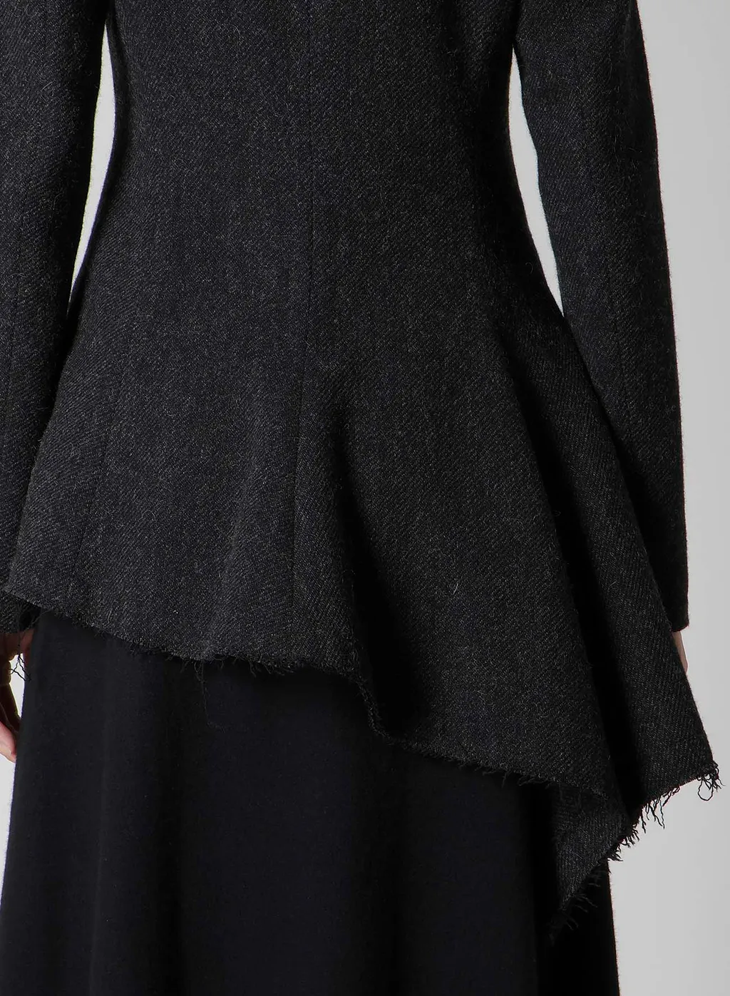 Tweed Cloth R Long Stand C Jacket