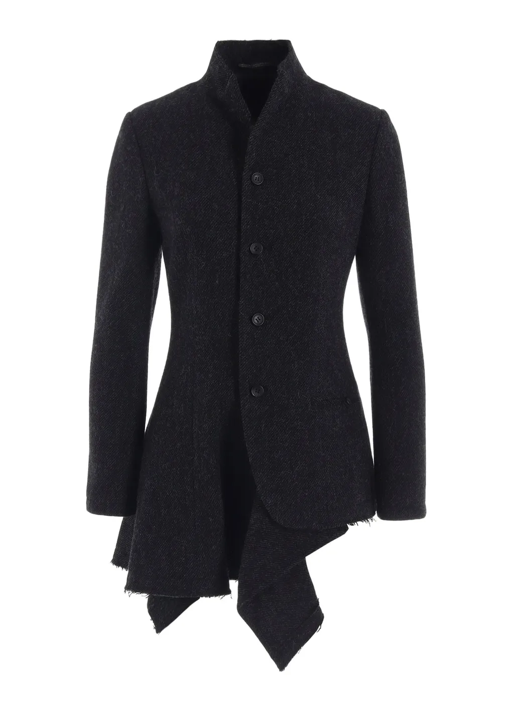 Tweed Cloth R Long Stand C Jacket