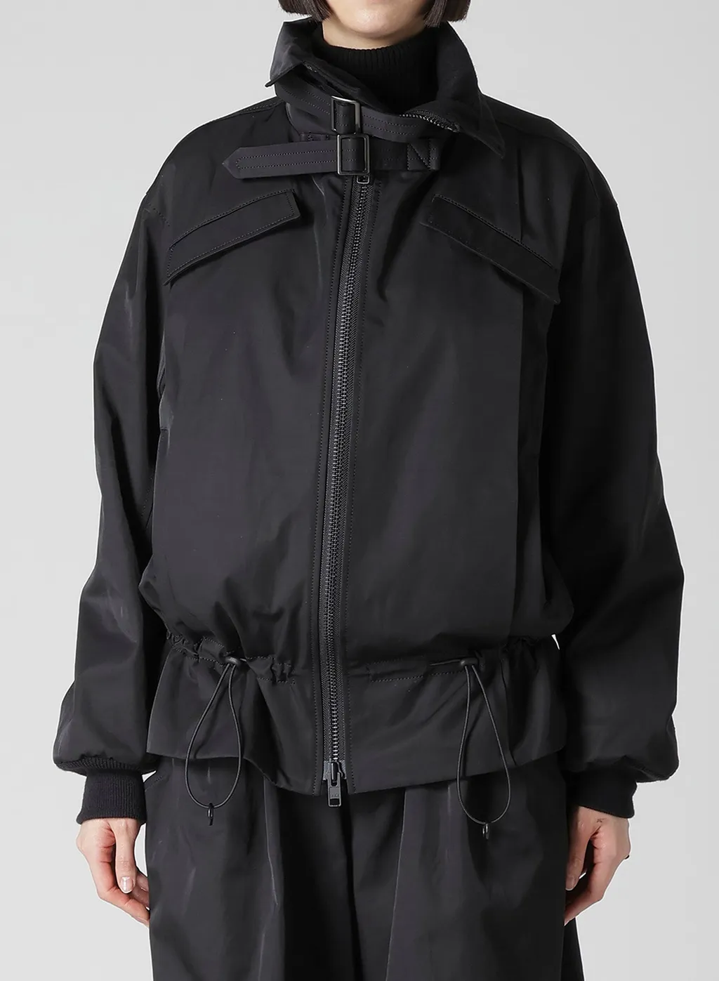 Ny/C Twill Shirring Detail Jacket