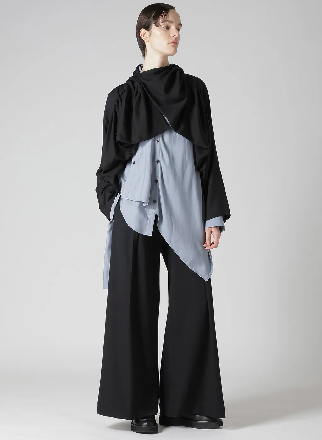 Cu/Mo Kersey Shirring Detail Jacket
