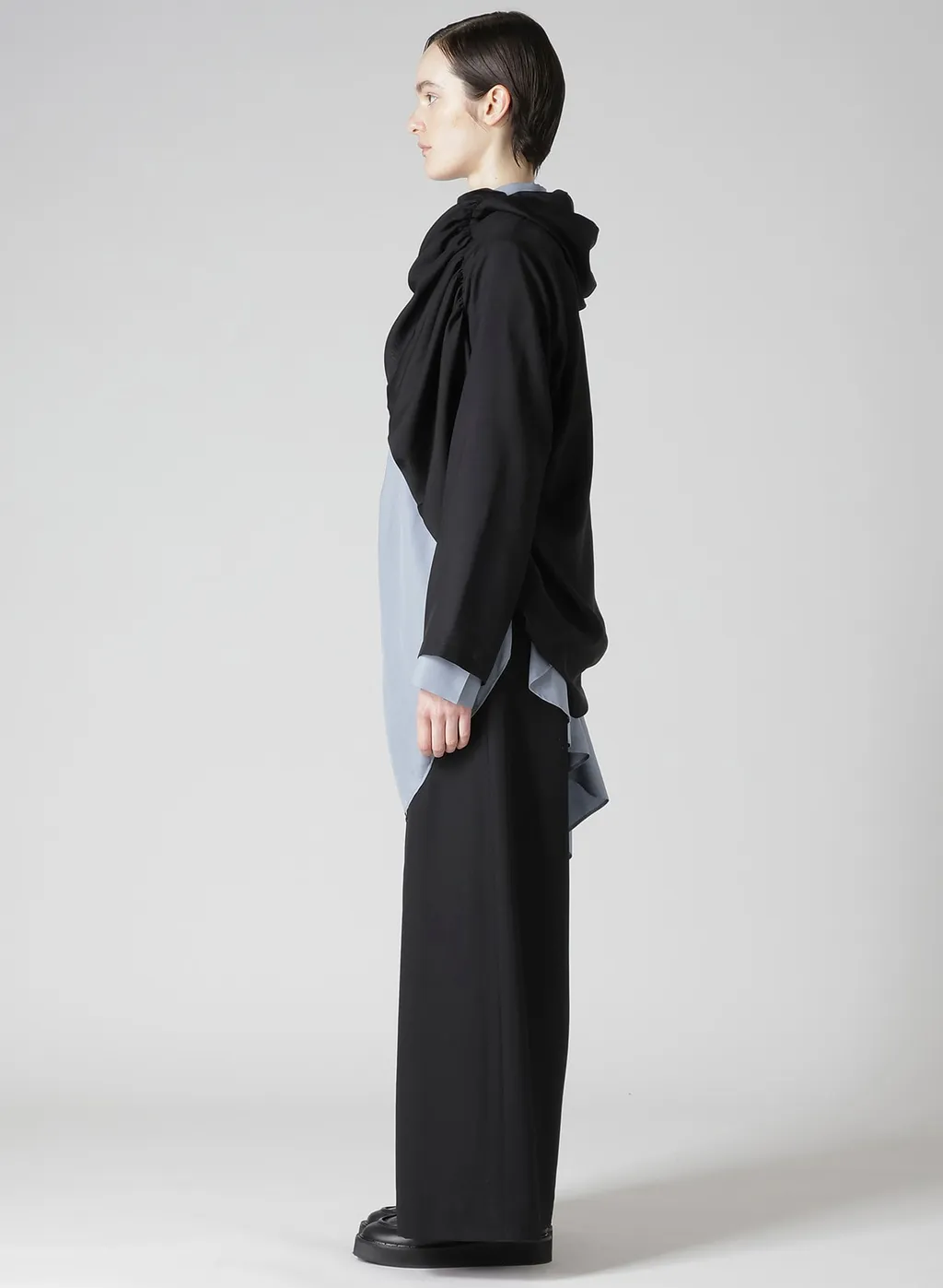 Cu/Mo Kersey Shirring Detail Jacket