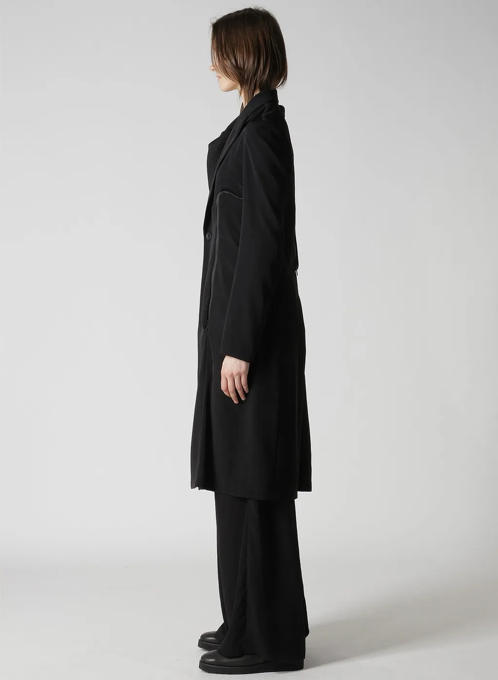 Ta/Pe Crepe De Chine Zip Detail Jacket