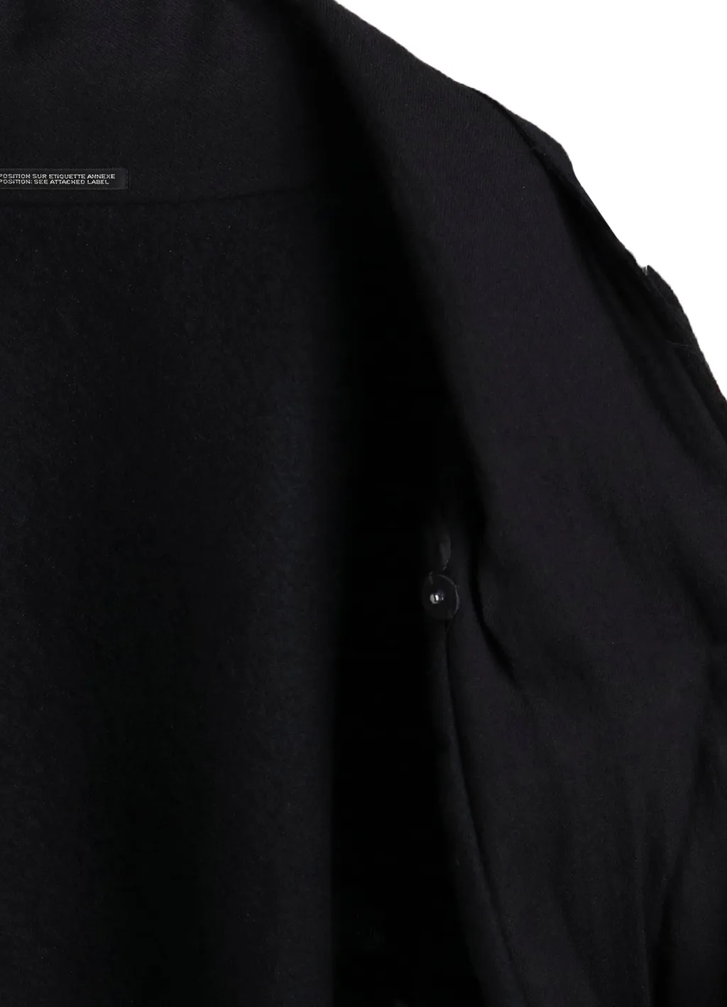 Shrinked Wool Serge Tulip Jacket