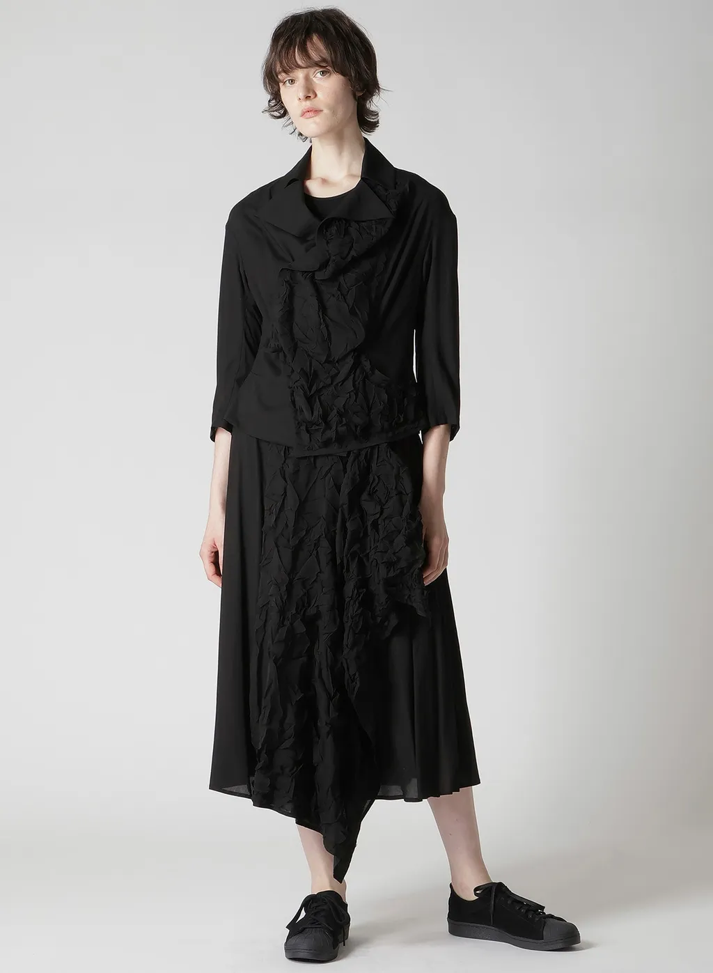 Cut-Out Collar Jacket
