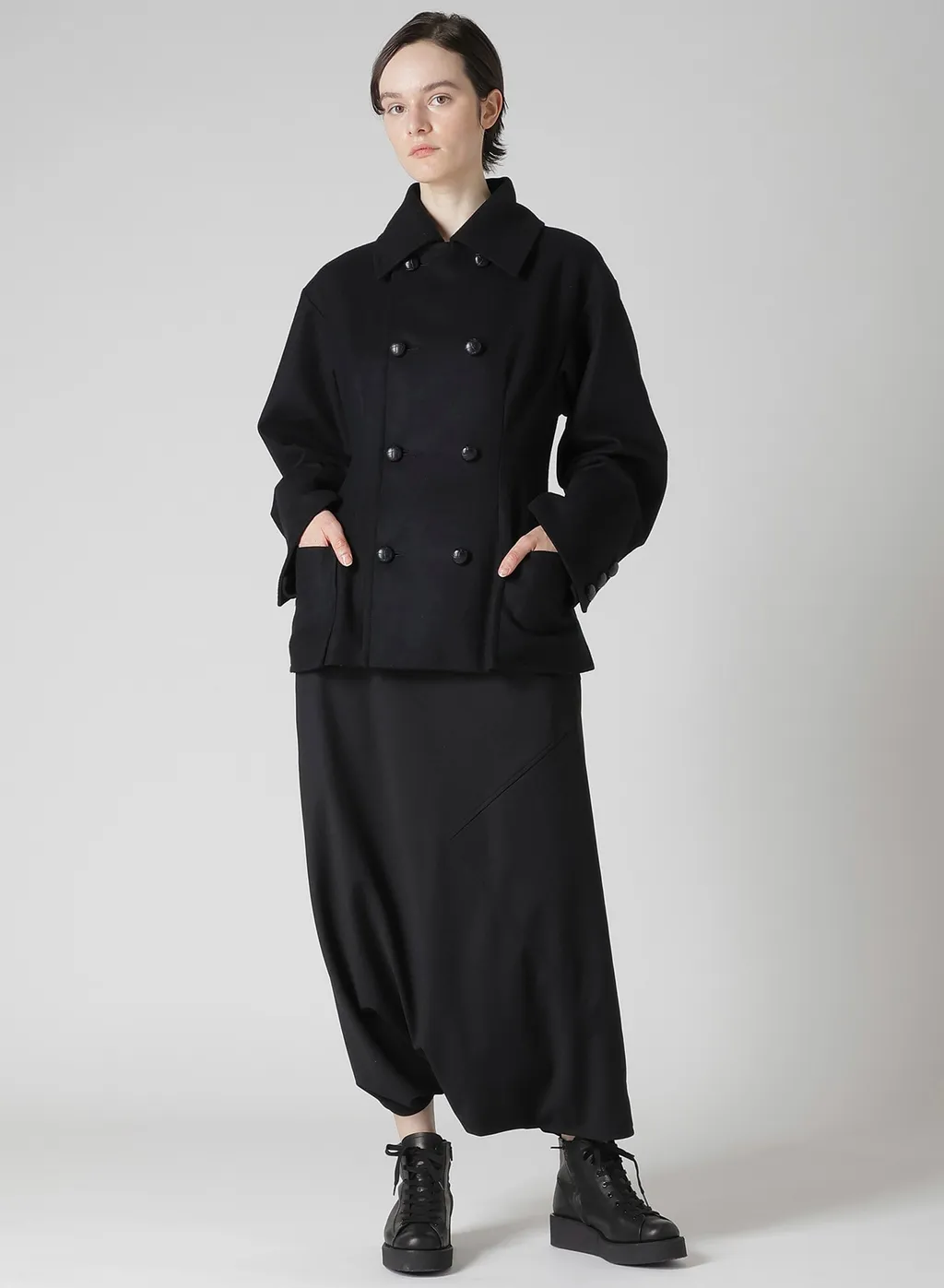Melton Darts Pea Coat