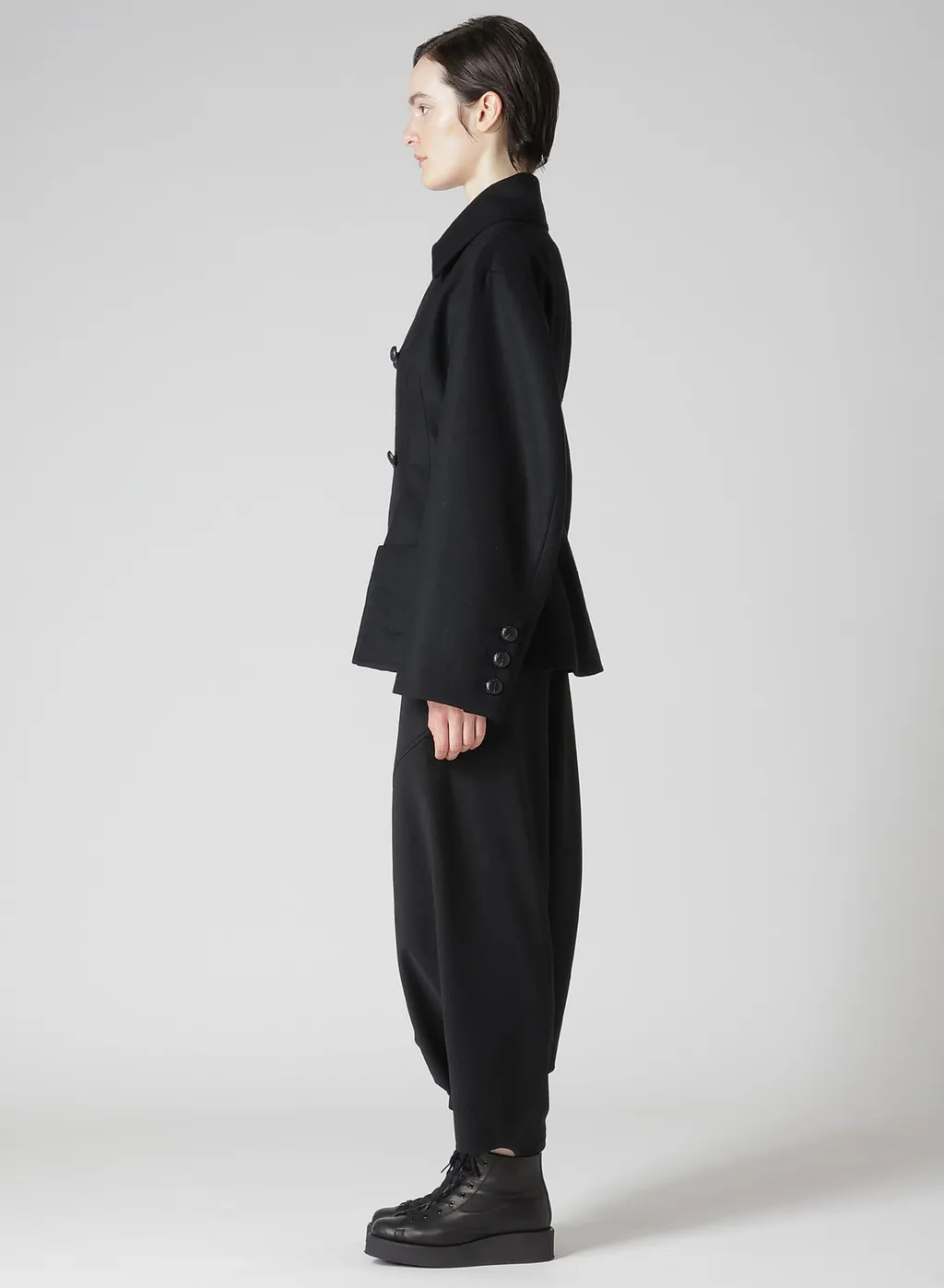 Melton Darts Pea Coat