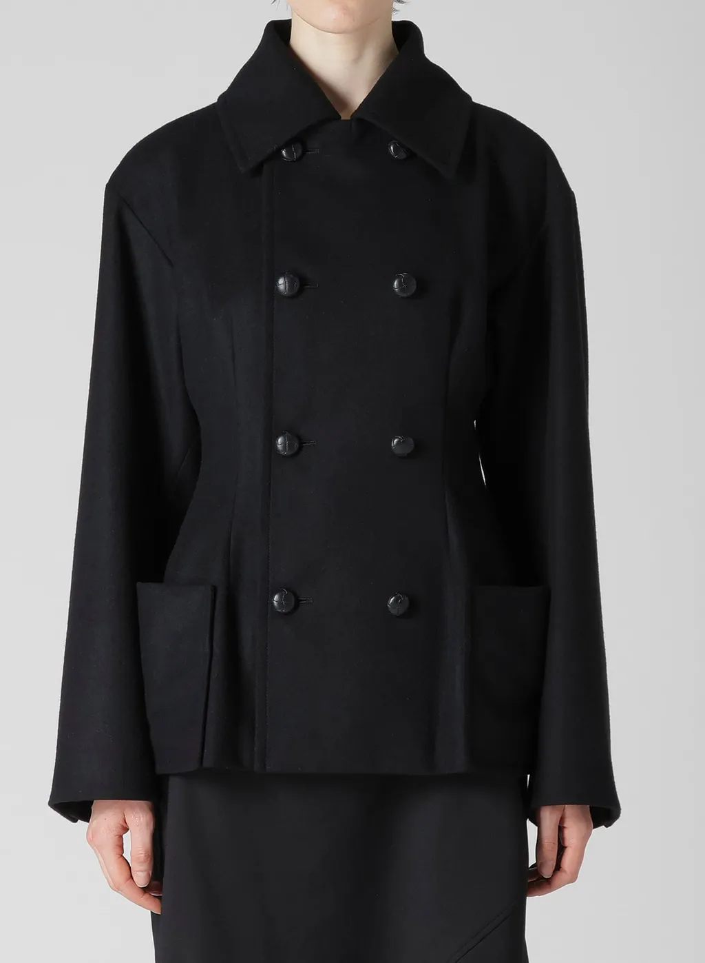 Melton Darts Pea Coat